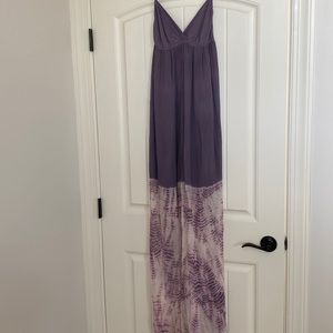 Gypsy 05 purple silk dress with tie dye bottom size xs